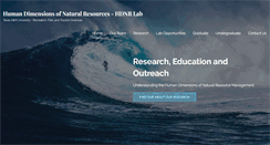 Desktop Screenshot of humandimensionslab.org
